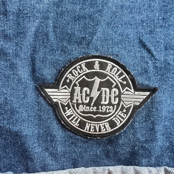 Custom Denim Vest 2XL Agnes Orindo with Rock ‘n Role Patches one of a kind - Picture 14 of 15